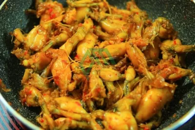 Ếch kho sả ớt ngon, hấp dẫn