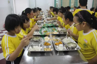 Suất ăn công nghiệp cho trường học tại Phú Mỹ Bà Rịa