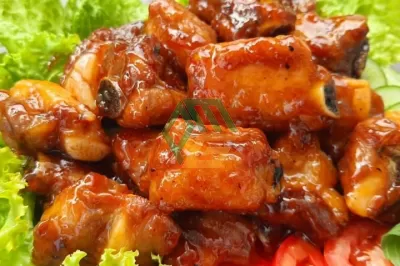 Sườn non ram me chua ngọt, hấp dãn