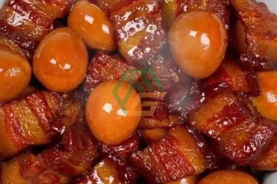 Thịt kho trứng cút chuẩn vị đưa cơm